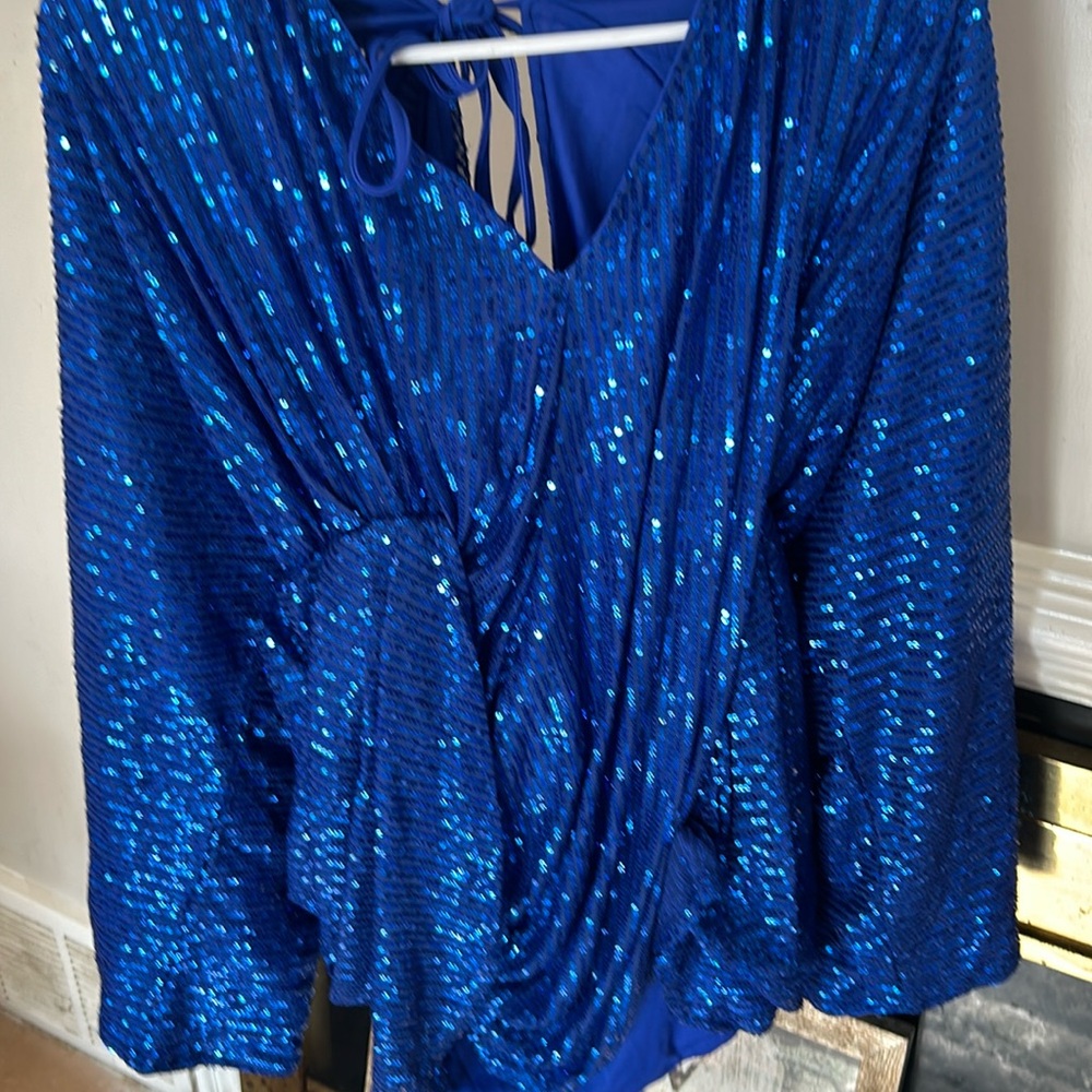 Sequin Blue New Years Dress